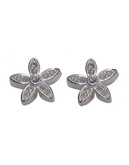 Nine West Flower Stud Earring - Silver