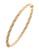 Fine Jewellery 14K High Polished Twist Bangle - YELLOW GOLD