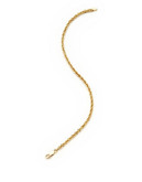 Fine Jewellery 14K Yellow Gold Fancy Hollow Link Bracelet - Yellow Gold