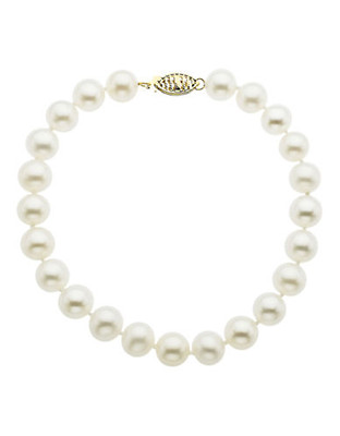 Fine Jewellery 14K Yellow Gold Freshwater Pearl Bracelet - Pearl
