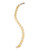 Fine Jewellery 14K Yellow Gold And Sterling Silver Small Triple Link Bracelet - Two Tone Colour