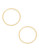 Fine Jewellery Children's 14kt Yellow Gold Endless Hoops - YELLOW GOLD
