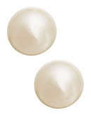 Fine Jewellery Girls 14K White Pearl Stud Earrings - Pearl