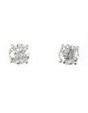Effy 14K White Gold 1.00ct Diamond Earrings - Diamond
