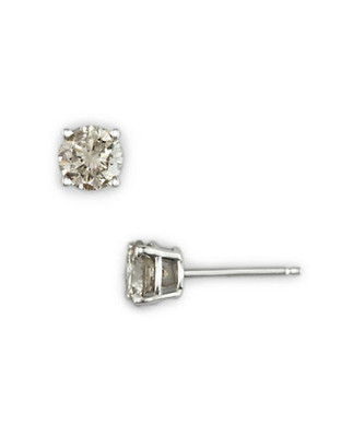 Effy 18K White Gold 1.00ct Diamond Earrings - Diamond