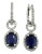 Effy 14K White Gold Diamond Sapphire Earring - SAPPHIRE
