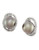 Effy 14K White Gold Diamond And 10mm Tahitian Black Pearl Earrings - Black Pearl