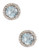 Effy 14K White Gold Diamond Aquamarine Earrings - Aquamarine