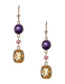 Effy 14K Yellow Gold Multi Stone Drop Earrings - Gold