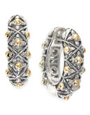 Effy 18k Yellow Gold and Silver  Earring - Silver