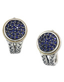 Effy 18K Yellow Gold Sterling Silver Sapphire Earring - Sapphire