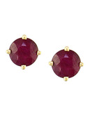 Effy 14K Yellow Gold Ruby Stud Earrings - Ruby