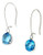 Effy 14K White Gold Blue Topaz Earrings - Blue
