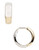 Fine Jewellery 14K Yellow And White Gold Reversible Huggie Hoop Earrings - Two Tone Gold