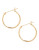 Fine Jewellery 14K Yellow Gold Tube Hoop Earrings - YELLOW GOLD