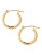 Fine Jewellery 14K Yellow Gold Tube Hoop Earrings - YELLOW GOLD