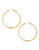 Fine Jewellery 14K Yellow Gold Tube Hoop Earrings - Yellow Gold