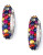 Effy Sterling Silver Multi Colour Sapphire Earring - MULTI COLOURED
