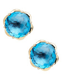 Town & Country Sterling Silver Blue Topaz Brazilliance Earrings - Topaz
