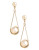 Fine Jewellery 14K Yellow Gold Teardrop Ball Earring - YELLOW GOLD