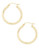 Fine Jewellery 14KT Gold Hoops - Gold