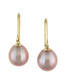 Effy 14K Yellow Gold Fresh Water 10mm  Pearl Earrings - Pearl