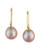 Effy 14K Yellow Gold Fresh Water 10mm  Pearl Earrings - Pearl