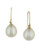Effy 14K Yellow Gold 10mm Fresh Water Pearl Earrings - Pearl