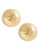 Fine Jewellery 14K Yellow Gold Round Swirl Button Earrings - Yellow Gold