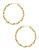 Fine Jewellery 14KT Yellow Gold 2.25X30MM Polished Hollow Twist Tube Hoops With 14KT Hinged Earwires And Snap In Closure.  These Earrin - Gold