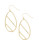 Fine Jewellery 14K Yellow Gold Oval Hoop Earrings - YELLOW GOLD