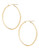 Fine Jewellery 14K Yellow Gold Oval Hoop Earrings - Yellow Gold