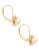 Fine Jewellery 14K Yellow Gold 3 Ring And Ball Leverback Earrings - YELLOW GOLD