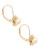 Fine Jewellery 14K Yellow Gold 3 Ring And Ball Leverback Earrings - Yellow Gold