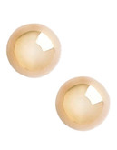Fine Jewellery 14K Yellow Gold Dome Ball Earrings - Yellow Gold