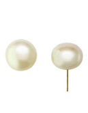 Effy 14K Yellow Gold 12mm Freshwater Pearl Stud Earrings - Pearl