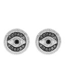Judith Ripka Evil Eye Stud Earrings - SAPPHIRE