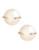 Fine Jewellery 10K Yellow Gold 10mm Pearl Clamp Earrings - Pearl