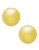 Fine Jewellery 18Kt Yellow Gold 6mm Polished Ball Post Earrings - YELLOW GOLD