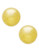 Fine Jewellery 18Kt Yellow Gold 6mm Polished Ball Post Earrings - Yellow Gold