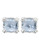 Judith Ripka La Petite Cushion Stone Stud Earring - QUARTZ