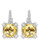 Judith Ripka La Petite Cushion Stone Earring on wire - CRYSTAL