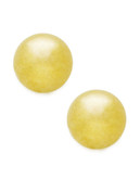 Fine Jewellery 18Kt 5mm Gold 5mm Polished Ball Post Earrings - Yellow Gold