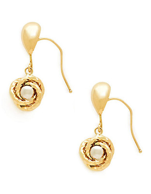 Fine Jewellery 14Kt Drop Earring - Open