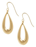 Fine Jewellery 14K Yellow Gold Satin Teardrop Earrings - Yellow Gold