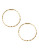 Fine Jewellery 14K Yellow Gold Twist Endless Hoop - YELLOW GOLD