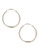 Fine Jewellery 14K White Gold Endless Hoop Earrings - White Gold