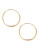 Fine Jewellery 14K Yellow Gold Endless Hoop Earrings - YELLOW GOLD
