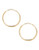 Fine Jewellery 14K Yellow Gold Endless Hoop Earrings - Yellow Gold