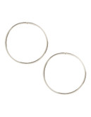 Fine Jewellery 14K White Gold Endless Hoops - White Gold